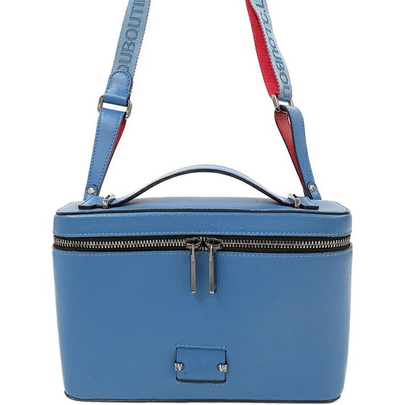 Christian Louboutin Handbags - Christian Louboutin Kypipouch leather crossbody bag blue calf leather